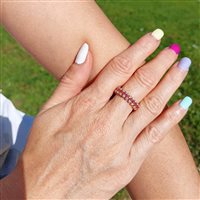 Vicenza - Piazzetta Palladio 2 - Anello Serafino Consoli Brevetto Collection in Oro rosa Rubino 0.24 Ct RMS3H2RGWDR SERAFINO COSNOLI RUBINI - RMS3H2RGWDR SERAFINO COSNOLI RUBINI